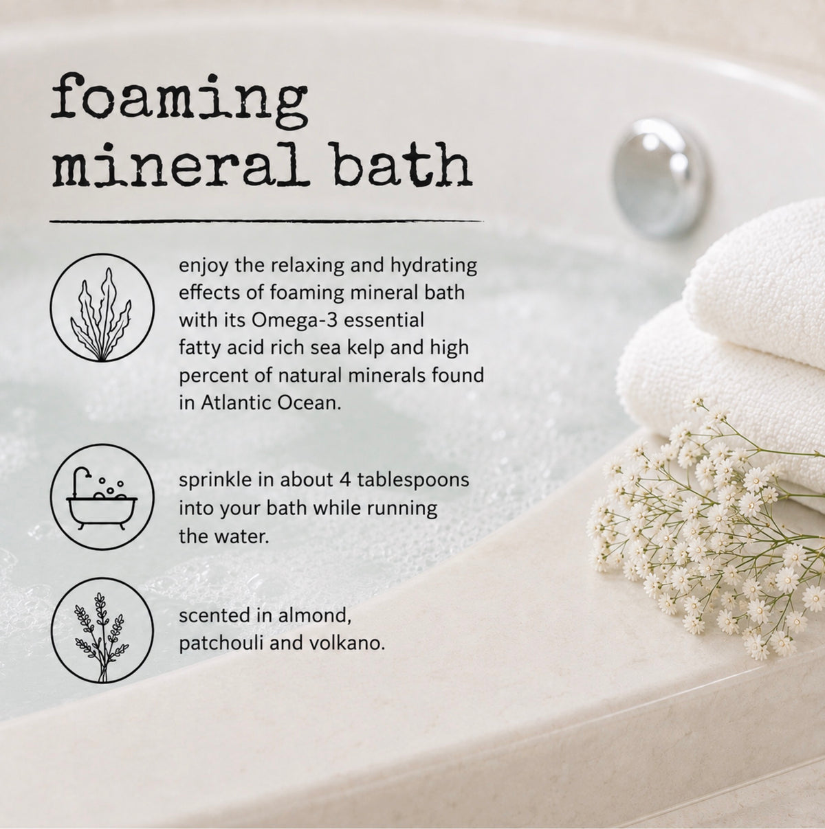 Foaming Mineral Bath