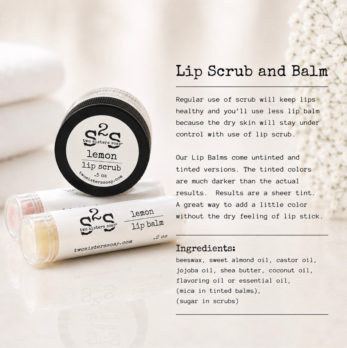 Lip Balms & Scrubs