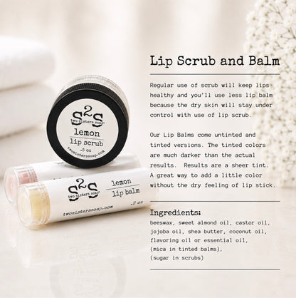 Lip Balms & Scrubs