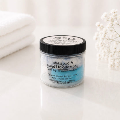 Shampoo & Conditioner Bar Set